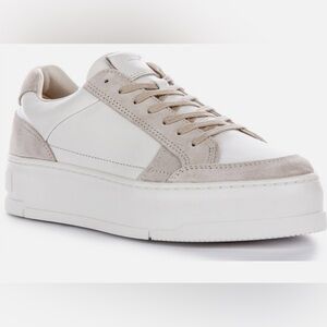 Vagabond Judy Court Inspired Decorated Women Sneaker White Grey